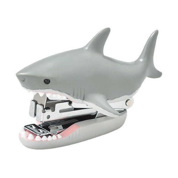 ステープラー ホオジロザメ ステンプラー Stapler 水族館 文房具 雑貨 ステーショナリー お弁当グッズのカラフルボックス 通販 Yahoo ショッピング