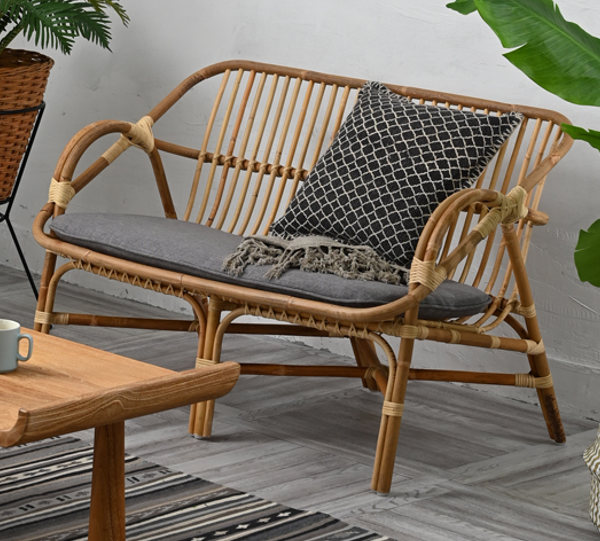 籐 ソファ 2人掛け ラタン家具 Breeze 幅110cm （ ラタン ソファー