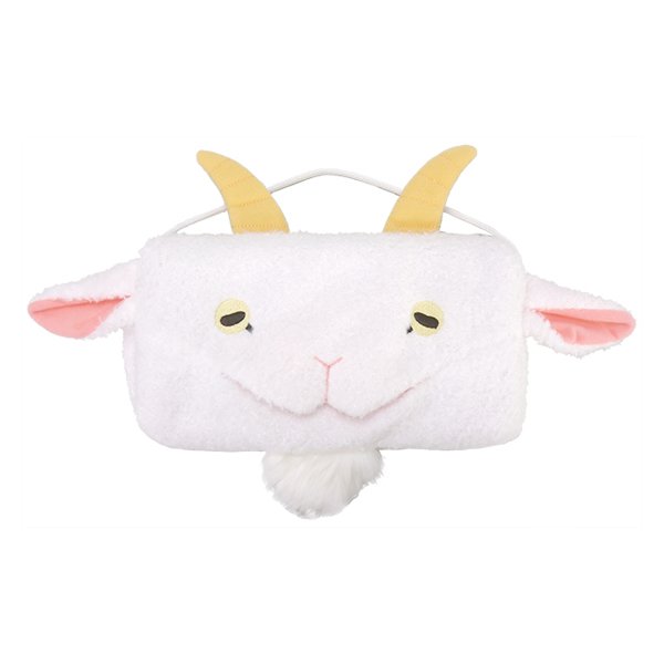 ティッシュケース ざんねんないきもの ヤギ ティッシュカバー （ ティッシュホルダー ティッシュボックス ティッシュ入れ ぬいぐるみ ）