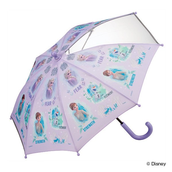 傘 キッズ 35cm アナと雪の女王 女の子 プリンセス （ 子供用 窓付き かさ キャラクター 小さい 小さめ ）