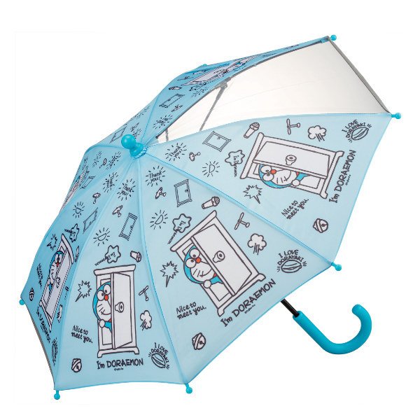 傘 キッズ 35cm I’ｍ ドラえもん 女の子 男の子 キャラクター （ 子供用 窓付き かさ 小さい 小さめ ）