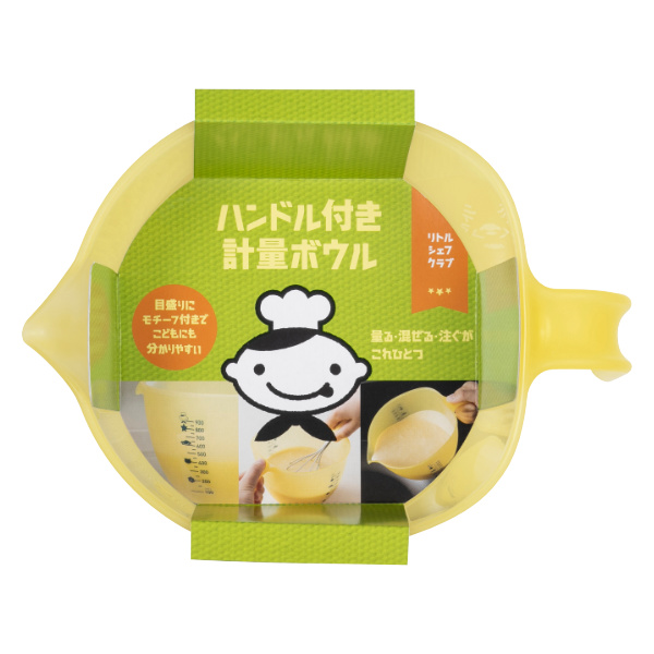 貝印 ハンドル付き計量ボウル リトルシェフクラブ ボウル 目盛り付き