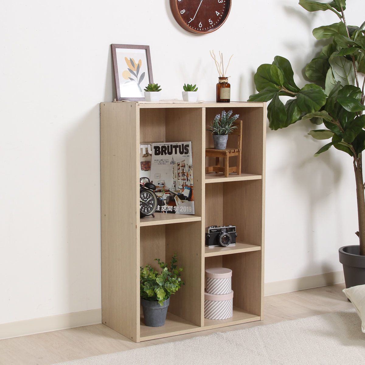 カラーボックス 幅59cm 同色2台セット 本棚 CDラック （ ブックシェルフ シェルフ 収納 収納ラック 飾り棚 ディスプレイラック ） | 不二貿易 | 16