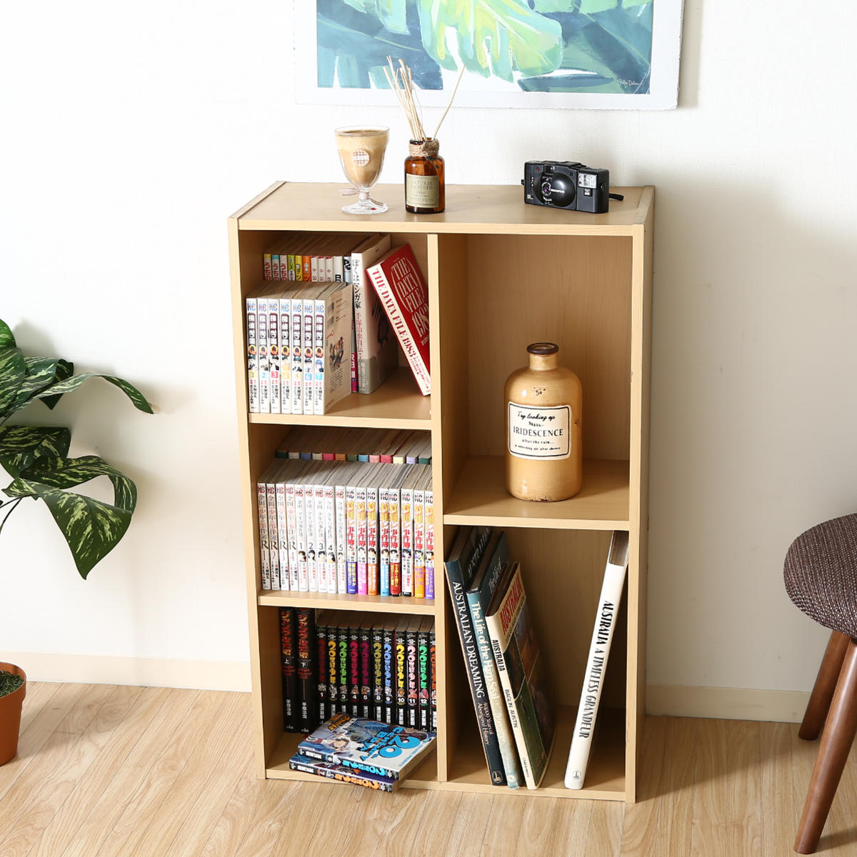 カラーボックス 幅59cm 同色2台セット 本棚 CDラック （ ブックシェルフ シェルフ 収納 収納ラック 飾り棚 ディスプレイラック ） | 不二貿易 | 19