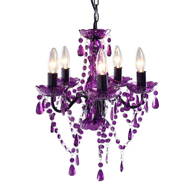 HAGiHARA（萩原） シャンデリア 5灯 ペンダントライト LED 対応