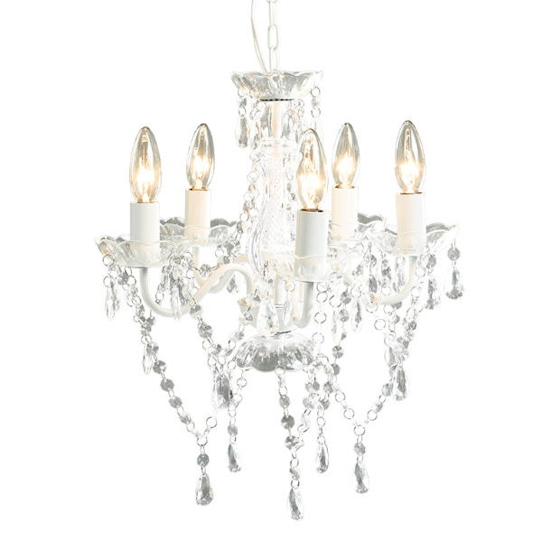 HAGiHARA（萩原） シャンデリア 5灯 ペンダントライト LED 対応