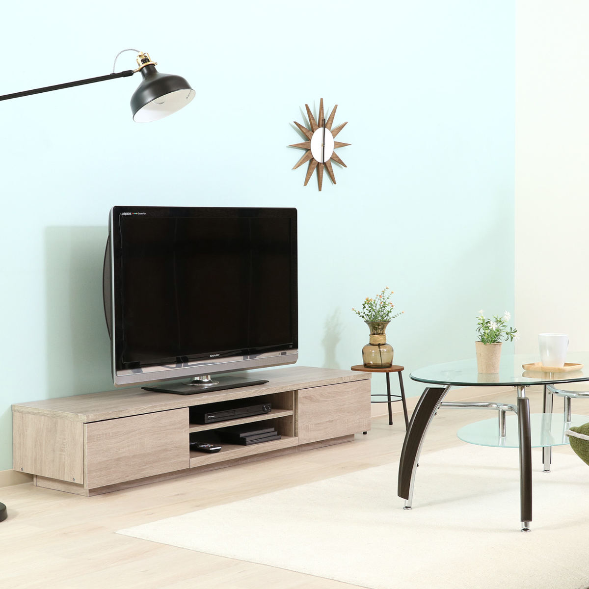 不二貿易（Fuji Boeki） テレビ台 幅150cm ローボード 引出しタイプ