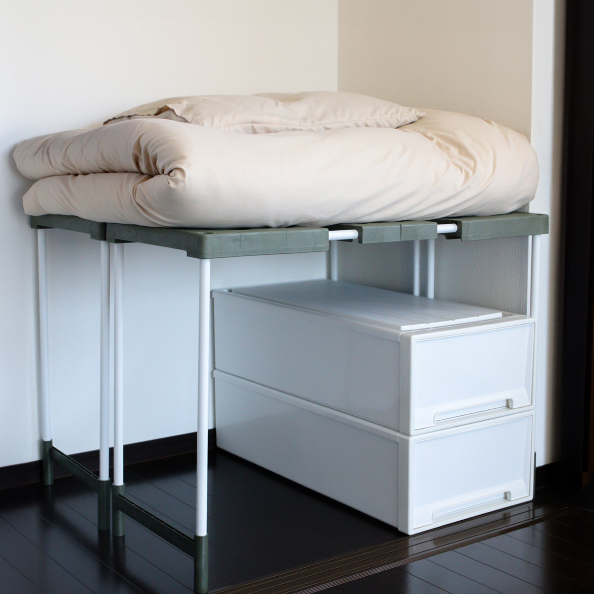 ベルカ（Belca） ラック 幅76.5〜92cm×奥行37×高さ63・68cm ハイタイプ