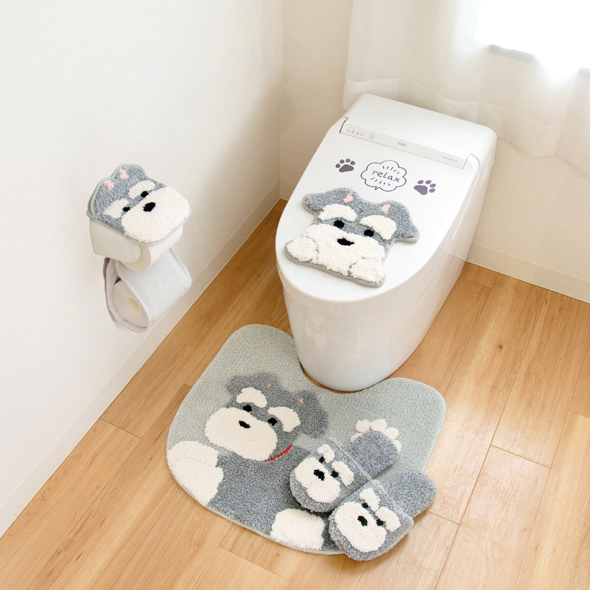 ヨーロピアンスタイルの英国スタイルのトイレシートクッショントイレトイm オカ トイレマット 60×55cm ファンディットアニマルトイレタリー