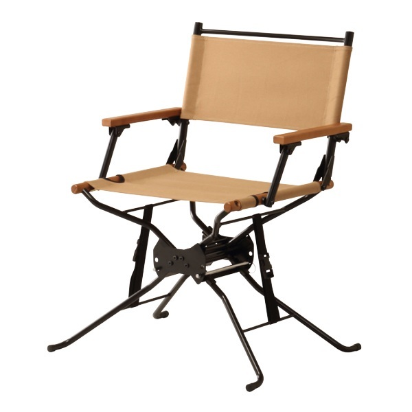 HangOut ハングアウト　ディレクターズチェア　ベージュ二脚セット 弘益 アウトドアチェア コンパクト ディレクターチェア BF （ ハング