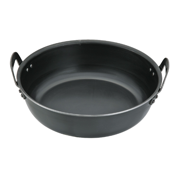 揚げ鍋 48cm ガス火専用 鉄製 天ぷら鍋 業務用 中尾アルミ 日本製