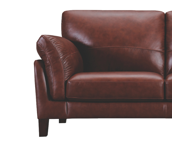 東谷 ソファ 二人掛け 幅178cm レザー 本革 肘掛 脚付き ボンデッド