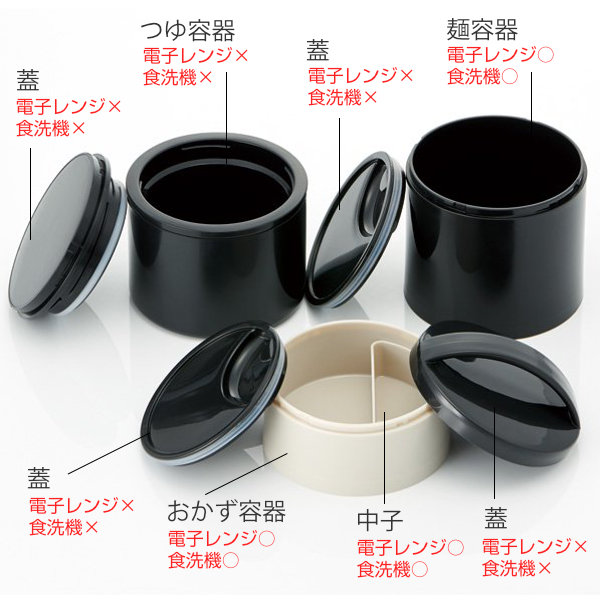 スケーター お弁当箱 3段 840ml 保冷麺ランチボックス 縦型 （ 弁当箱