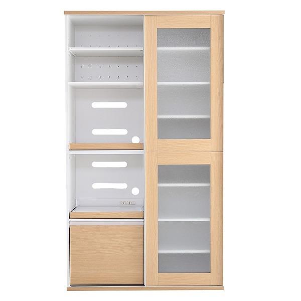 食器棚 スライド扉 大容量収納 キッチン収納 幅100cm （ カップボード キッチンボード キッチン 収納 ） - 0