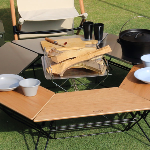 弘益 焚き火台 軽量 薄型 バーベキューコンロ 2Way フレイムピット