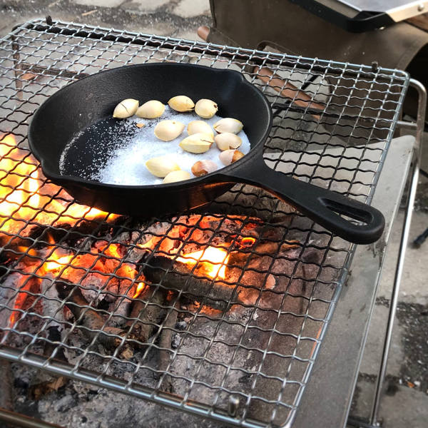 弘益 焚き火台 軽量 薄型 バーベキューコンロ 2Way フレイムピット