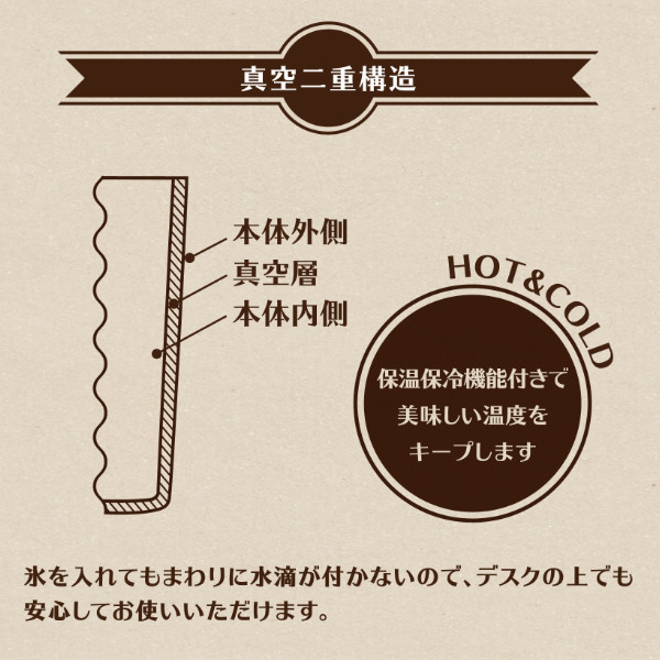タンブラー 290ml S 真空二重構造 コンビニカップ アルプスの少女