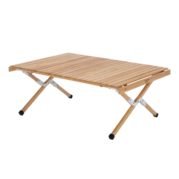 The Arth しまじろう木製アウトドアテーブル 弘益 アウトドアテーブル 木製 幅100×奥行70×高さ40cm ウッド