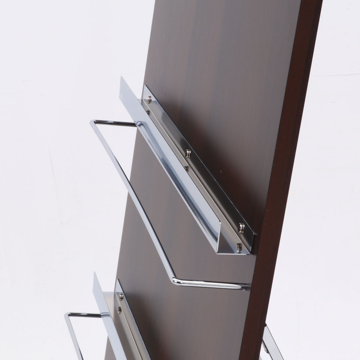 不二貿易（Fuji Boeki） マガジンラック 幅58cm 5段 ワイド 木目調