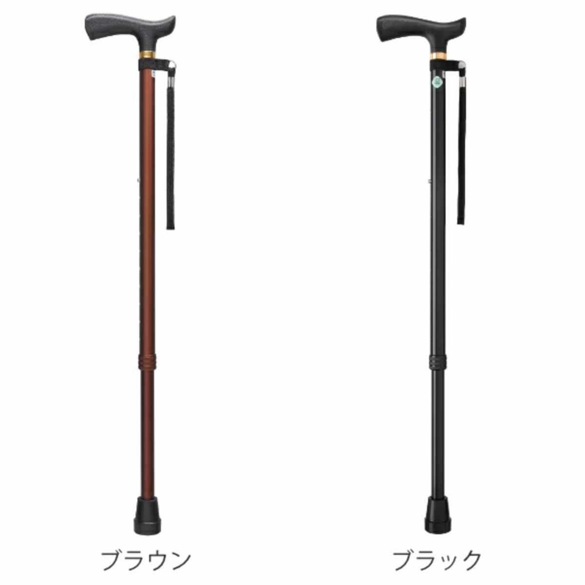 杖 伸縮 ベーシックE 軽量 男性 女性 おしゃれ プレゼント （ ステッキ レディース 高さ調節 アルミ製 メンズ ） | フジホーム | 04