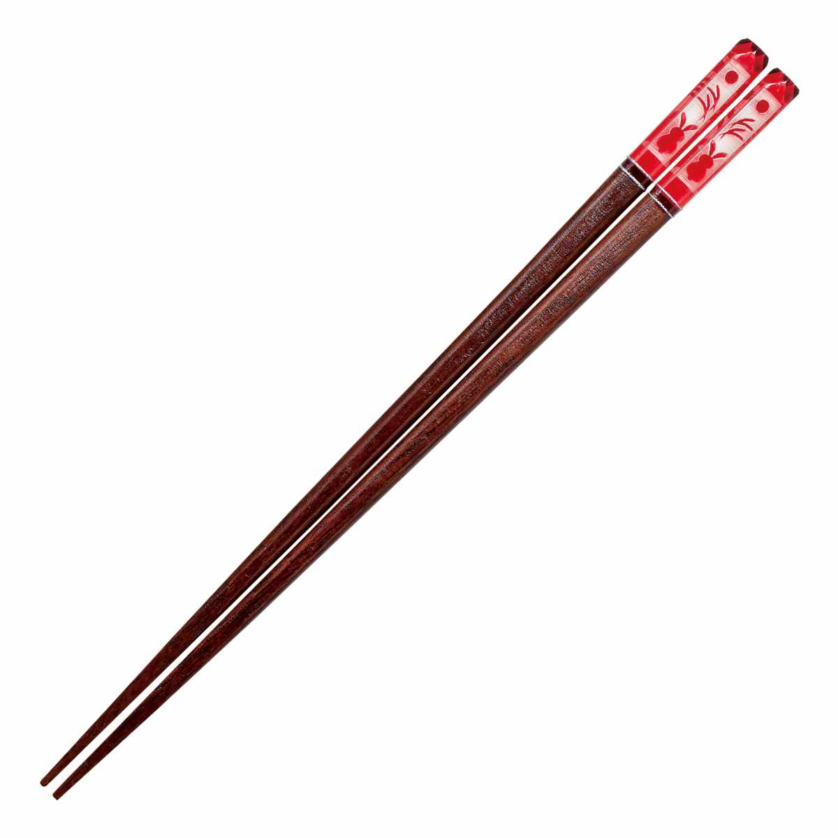 箸 アクリア 名月うさぎ 木製 天然木 漆 日本製 （ お箸 はし 木 先角