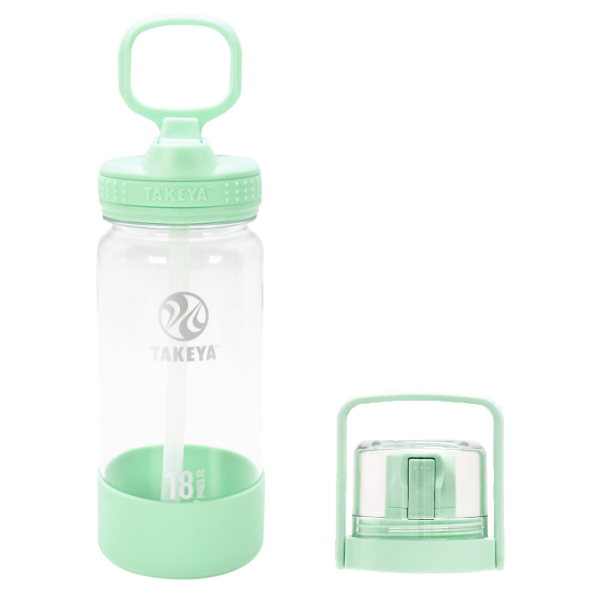 水筒 キッズ 520ml プラスチック 2way ストロー コップ タケヤフラスク