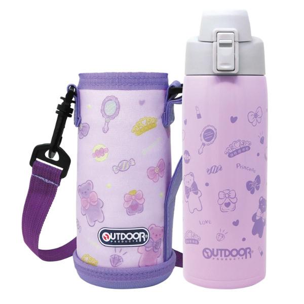 水筒 キッズ 直飲み 600ml 子供 OUTDOOR アウトドアプロダクツ カバー付き ( 保冷 ワンタッチ ステンレスボトル ダイレクトボトル 子供用水筒 )|colorfulbox|21