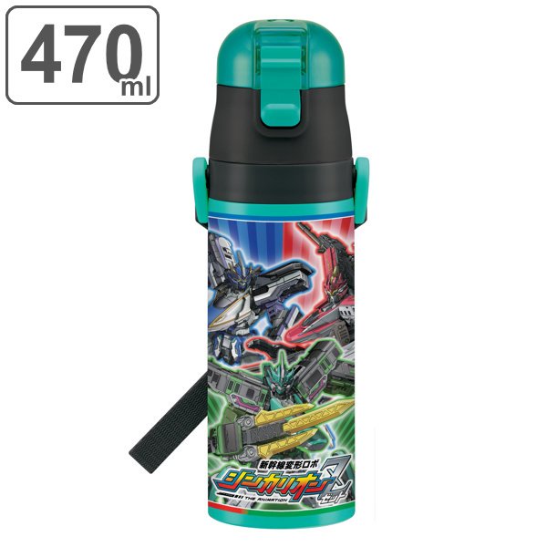 スケーター 水筒 キッズ 470ml ステンレス 直飲み 超軽量 ダイレクト