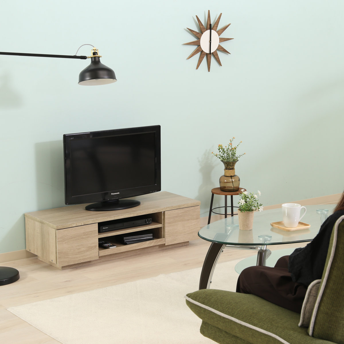 テレビ台 幅100cm 40型対応 ローボード...の詳細画像5