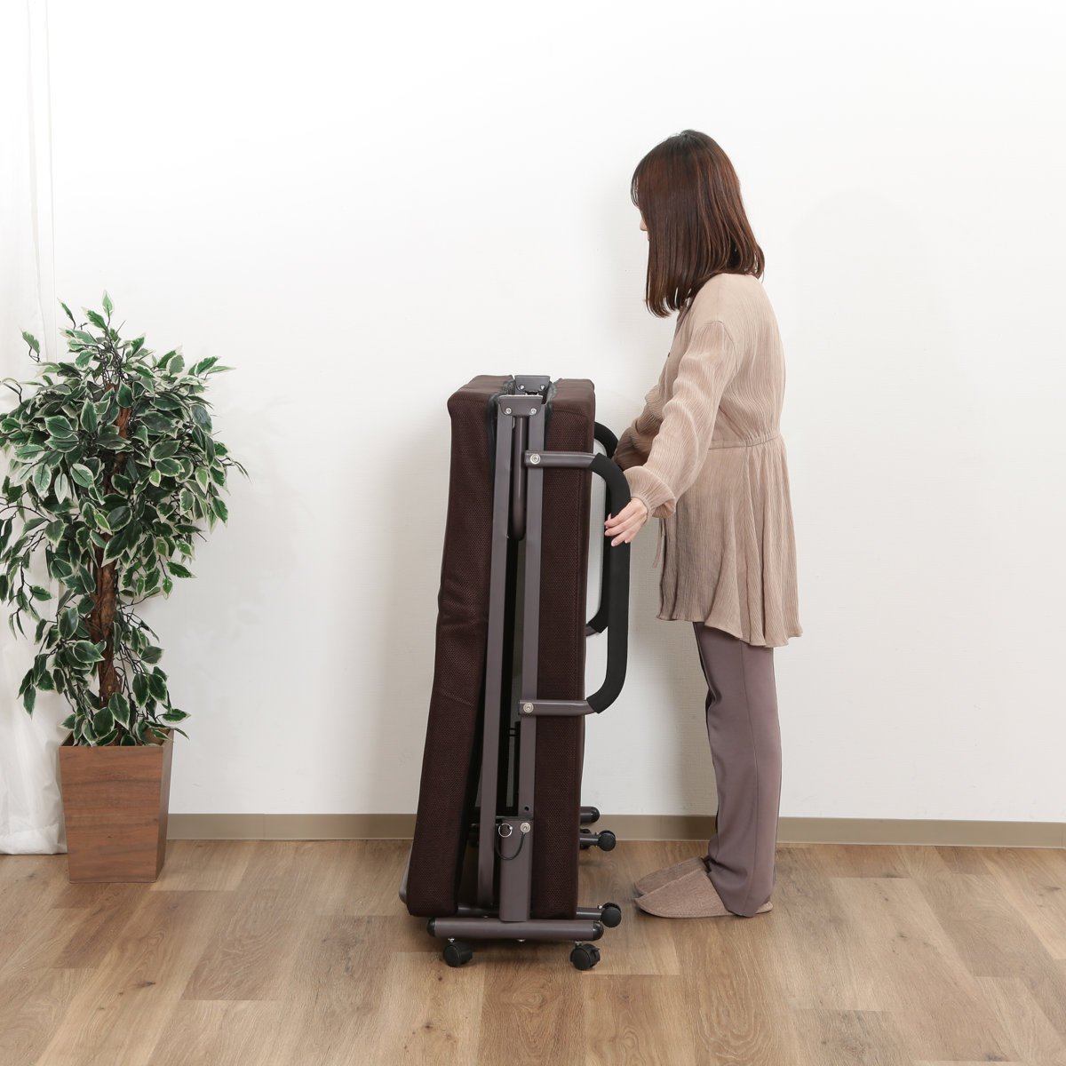 不二貿易（Fuji Boeki） 折りたたみベッド シングル 低反発 マット