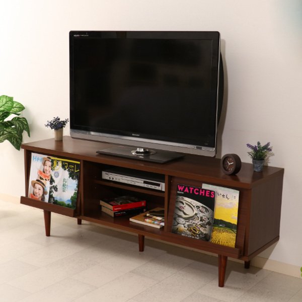 テレビ台 北欧風 ローボード ワイド フラップ扉 幅150cm （ テレビボード TV台 TVラック TVボード テレビラック AVボード テレビ 収納  ） :361391:お弁当グッズのカラフルボックス - 通販 - Yahoo!ショッピング