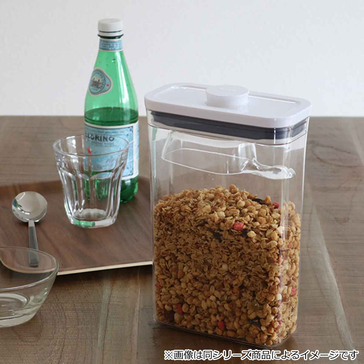 OXO（オクソー） ステンレスポップコンテナ スモールスクエア ミニ 0.4