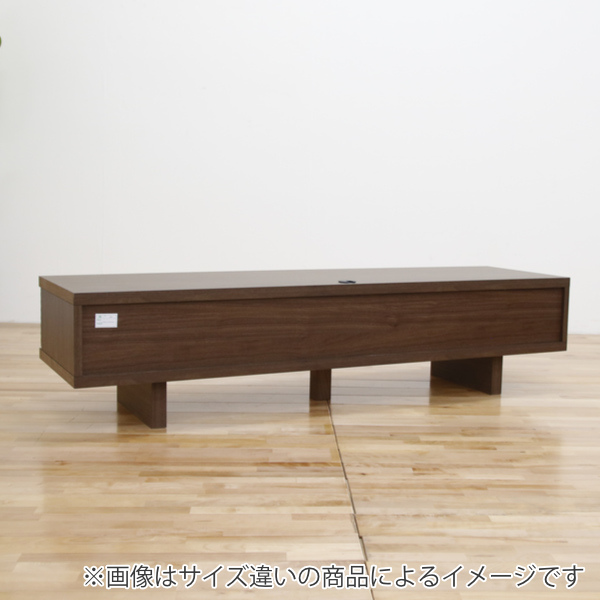 天然木　ローボード 丸田木工 テレビ台 ローボード 天然木前板 ダークガラス引き戸 Ride 約