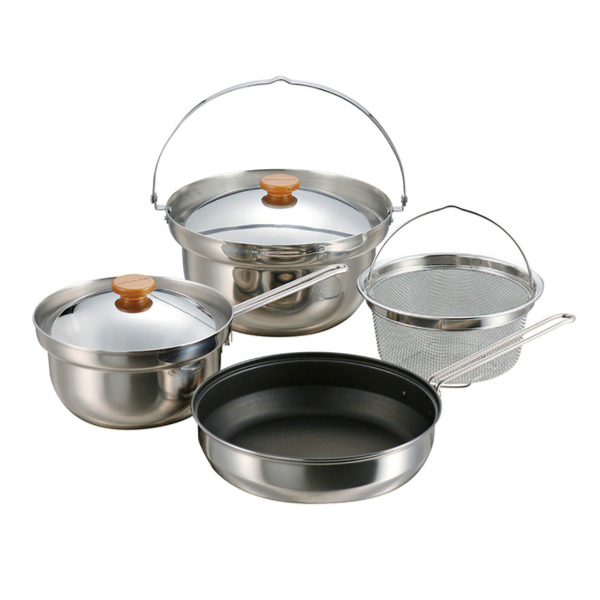 パール金属 アウトドア 調理器具 ステンレスクッカー セット マルチ