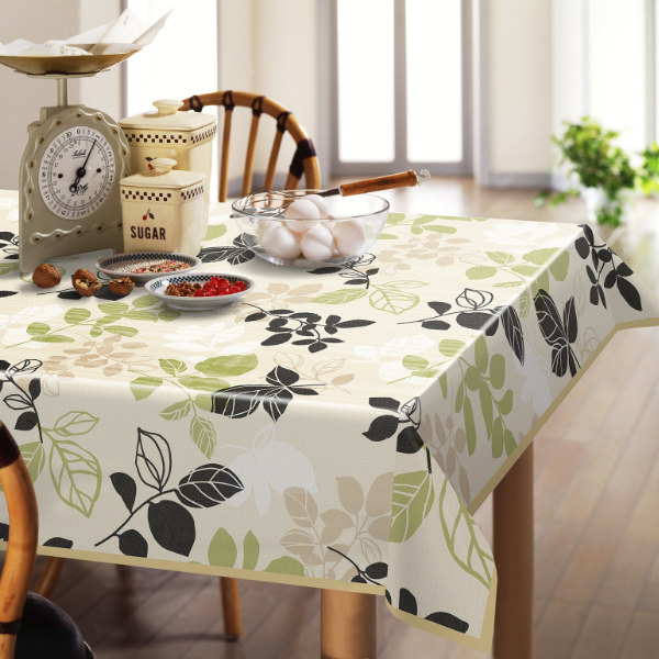 未使用品　 テーブルクロス クリオ テーブルクロス 135×185cm MGプリントレース オルシア 樹脂製 日本製