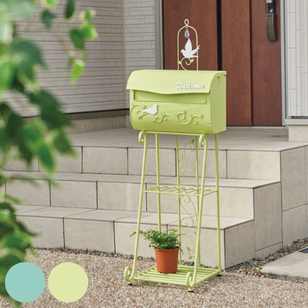 郵便受けポストガーデニング置物熊と鳥鍵つき8800円にお値下げ 郵便受けポストガーデニング置物熊と鳥鍵つきにお値下げ