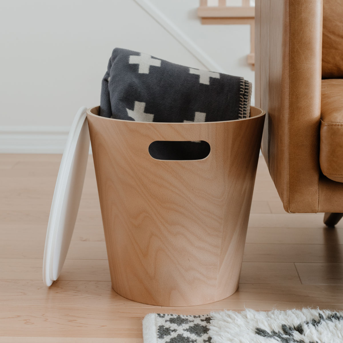 アントレックス umbra 収納スツール ウッドロウ ストレージスツール