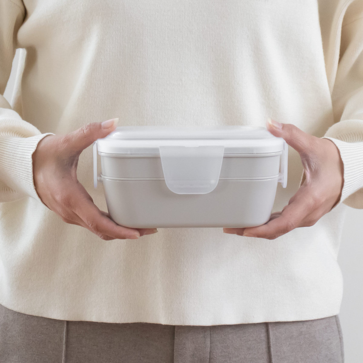 アスベル（ASVEL） お弁当箱 2段 600ml パッキン一体型 ランタス