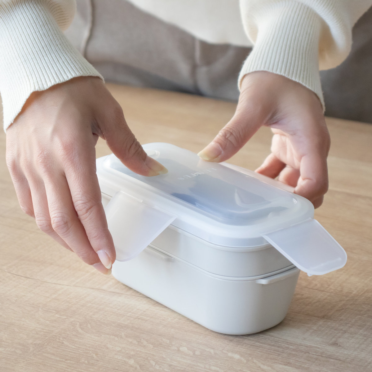 アスベル（ASVEL） お弁当箱 2段 600ml パッキン一体型 ランタス