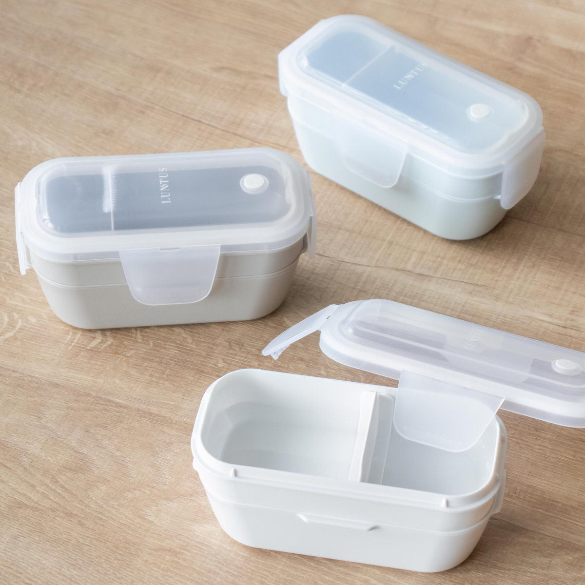 アスベル（ASVEL） お弁当箱 2段 600ml パッキン一体型 ランタス