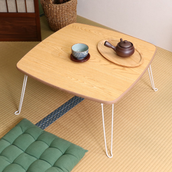 不二貿易（Fuji Boeki） 折りたたみテーブル 幅60cm ローテーブル
