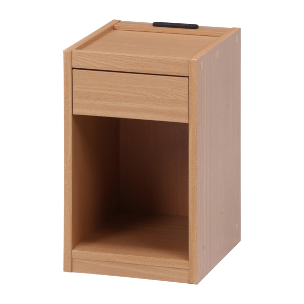 中居木工 コンセント付き棚 ナチュラル 楽天市場】棚 コンセント付き