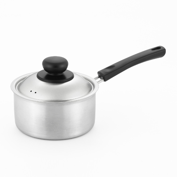 ヨシカワ 片手鍋 14cm IH対応 蓋付き COOK EASY 日本製 （ ガス火対応