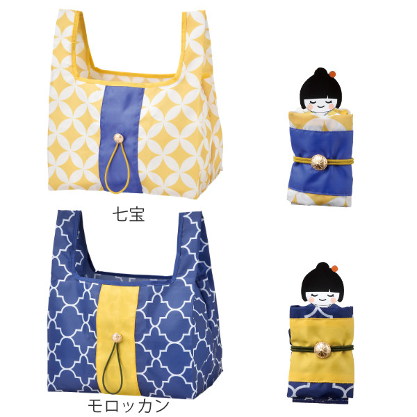 エコバッグ OBI マチ広 和柄 モダン おし...の詳細画像2