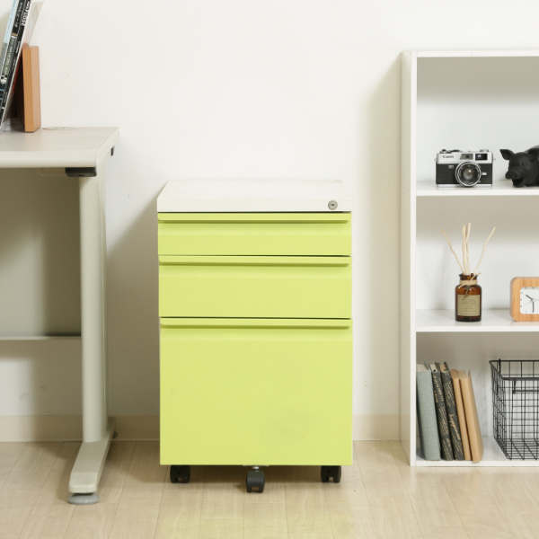 不二貿易（Fuji Boeki） デスクワゴン 高さ59.5cm デスク キャビネット