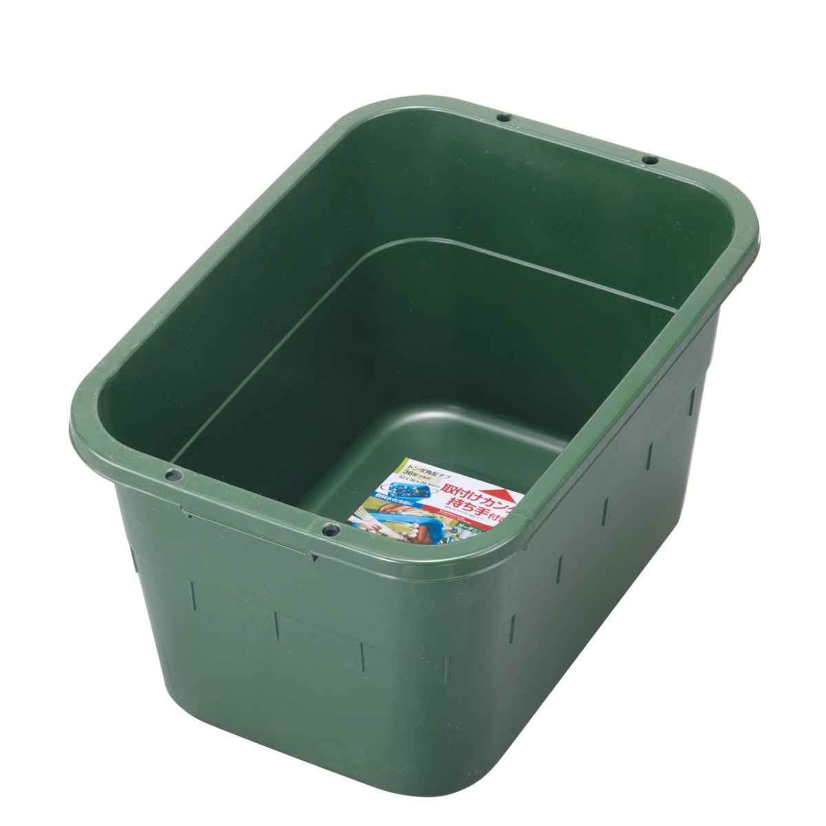 タライ 36L 角型タブ ひも付き （ バケツ たらい 洗い桶 角型 36型