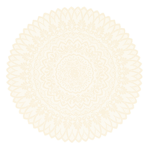 テーブルクロス 93cm 撥水加工 円 レース 日本製 （ テーブル掛け 円形