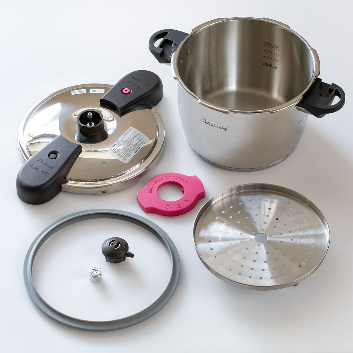 ワンダーシェフ （在庫処分特価） 圧力鍋 5.5L IH対応 魔法のクイック