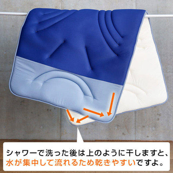 敷き布団 シングル ルナエアー スマート 洗濯可能 薄型 軽量 メッシュ生地 （ 敷き 布団 ふとん 薄い 軽い 丸洗い 通気性 敷布団 敷きふとん 日本製 ）_8