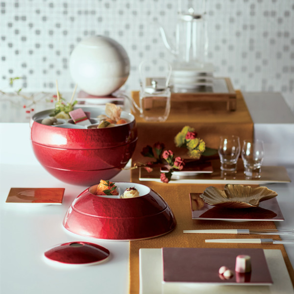 M.STYLE（エムスタイル） お重 5段 珠型御節五段重 大 M.STYLE URUSHI